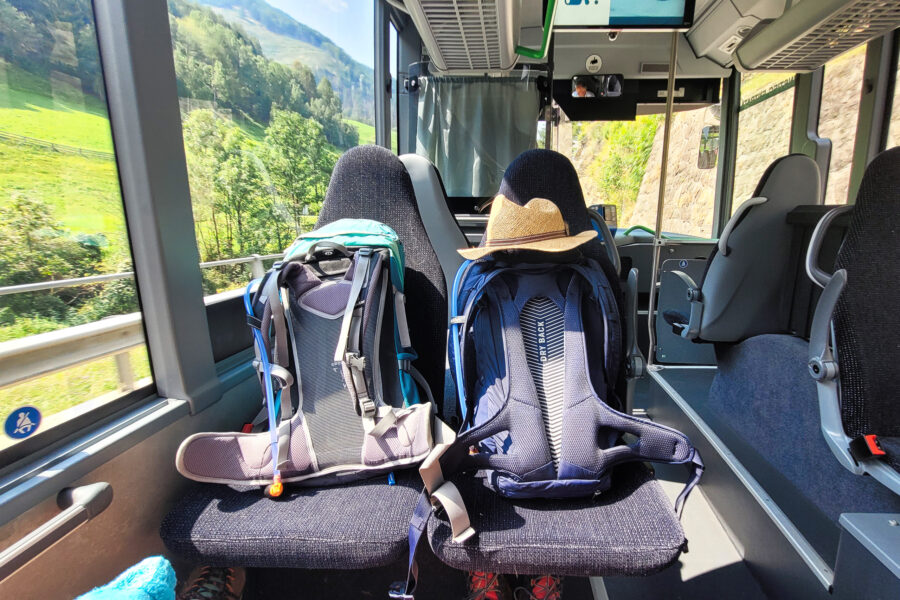 Bus 330 von Villnöß nach Brixen, bei der Heimreise. Foto: Konrad Gwiggner
