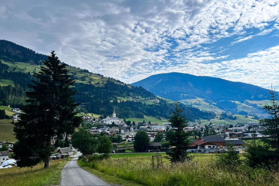 Rückblick nach Sillian. Foto: Birgit Matzinger