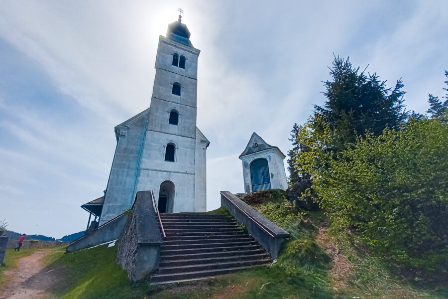 Sveti Duh (903 Meter). Höchster Punkt der Wanderung. Foto: Martina Friesenbichler