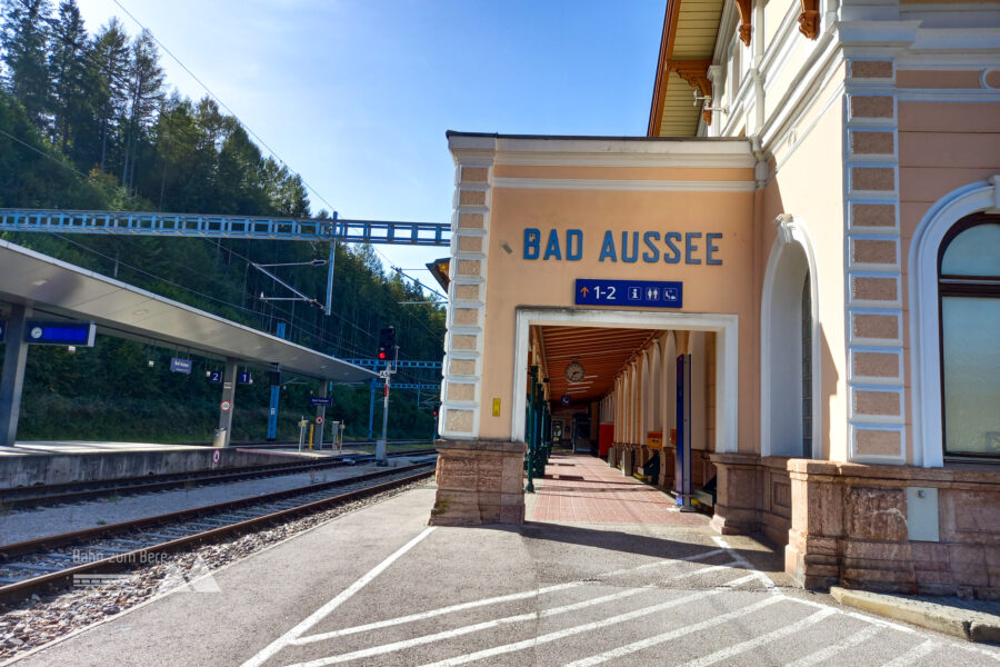 Start beim Bahnhof in Bad Aussee. Foto: Martina Friesenbichler
