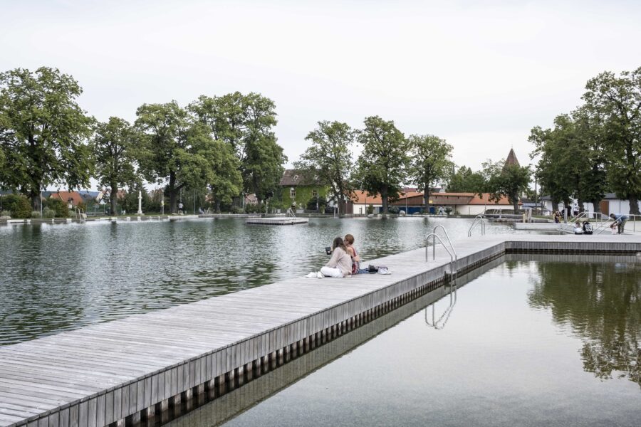 Der neu gestaltete Horner Stadtsee. Foto: Birgit Reiter