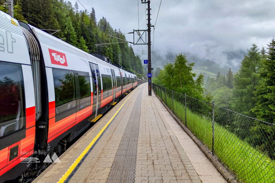 Start am Bahnhof Gries am Brenner. Foto: Simon Widy