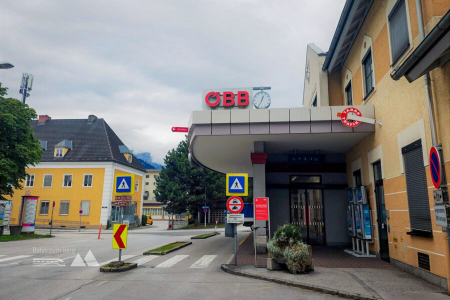 Bahnhof Hallein. Foto: Alice Frischherz