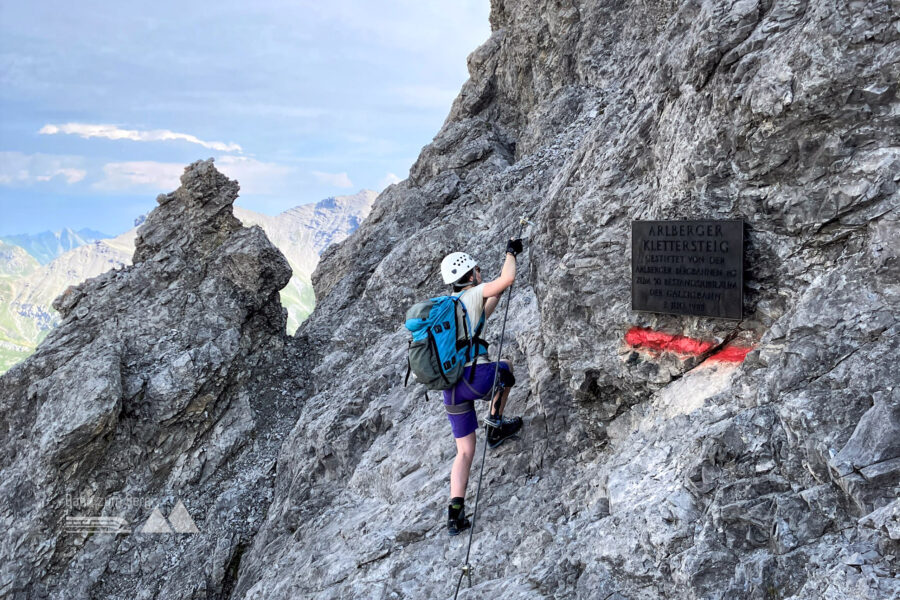 Einstieg des Arlberger Klettersteigs. Foto: Thomas Six