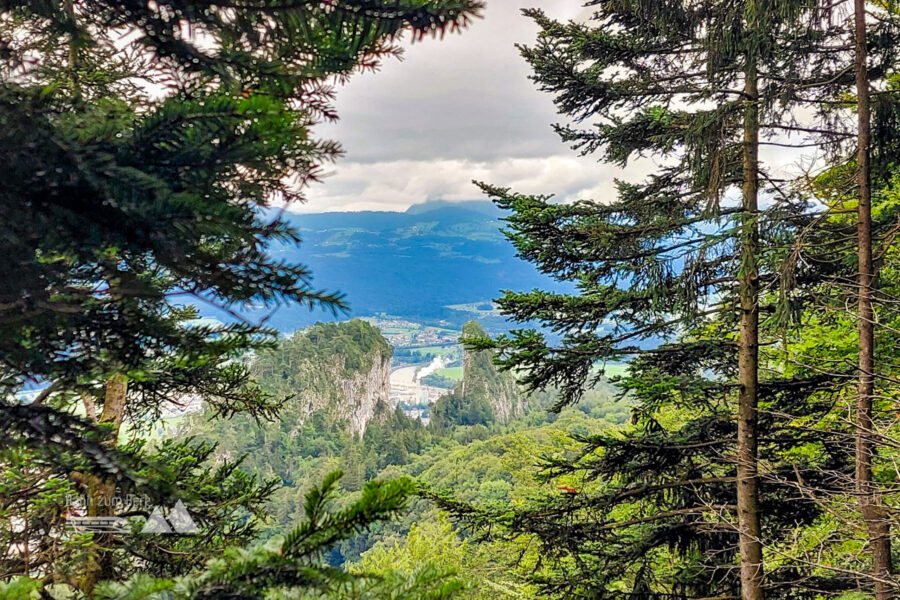 Blick auf die beiden Barmsteine vom hohen Götschen aus. Foto: Alice Frischherz