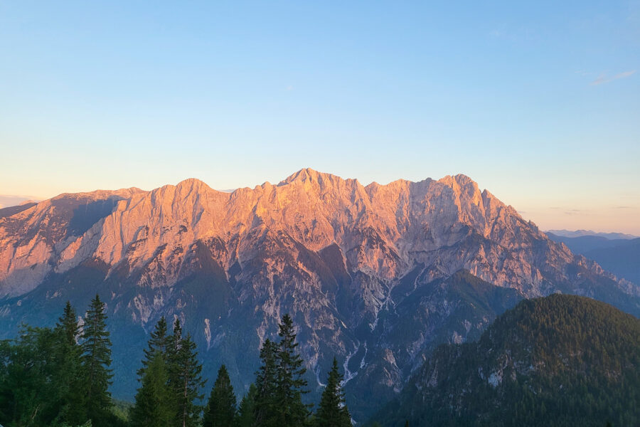 Abendstimmung im Gesäuse. Foto: Siebenbrunner, POW AT