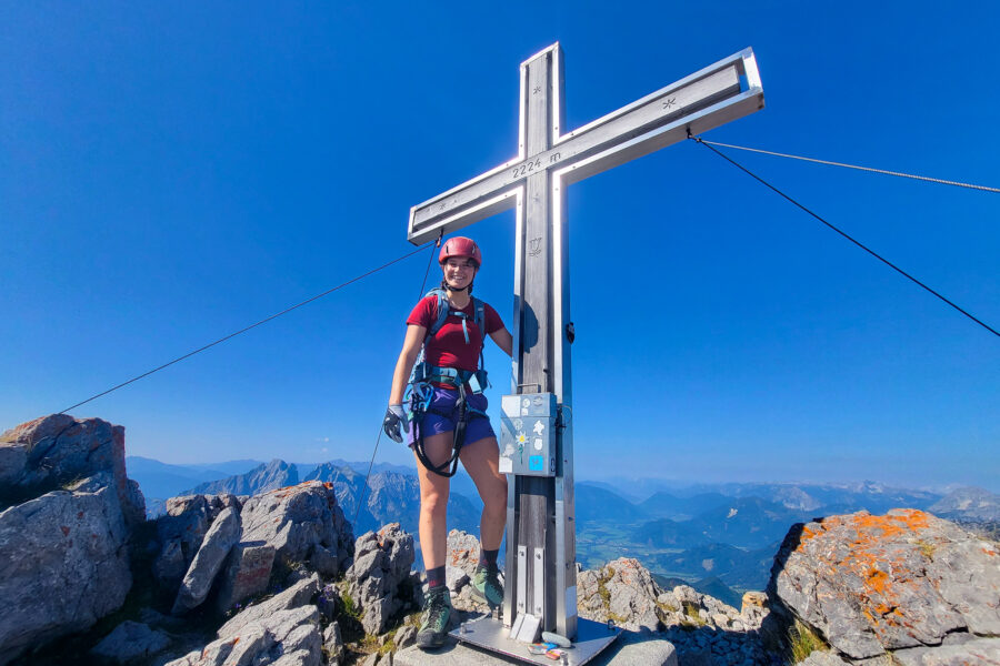 Geschafft - jetzt sind wir oben. Foto: Siebenbrunner, POW AT