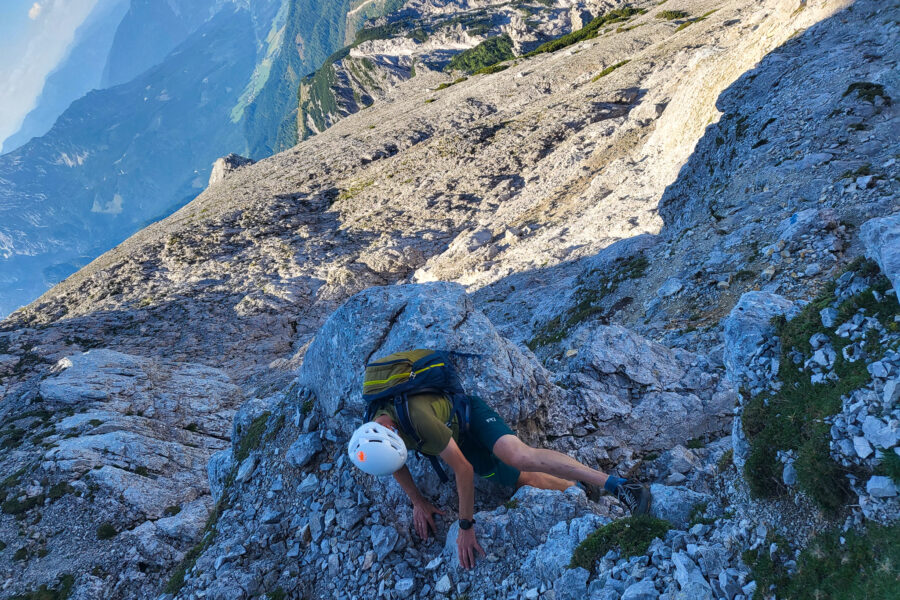 Am Wenger Weg sind einige “Kraxeleien” dabei. Foto: Siebenbrunner, POW AT