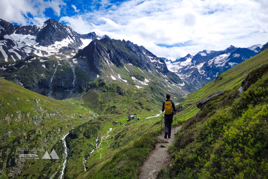 Die Franz-Senn-Hütte im Visier. Foto: Konrad Gwiggner