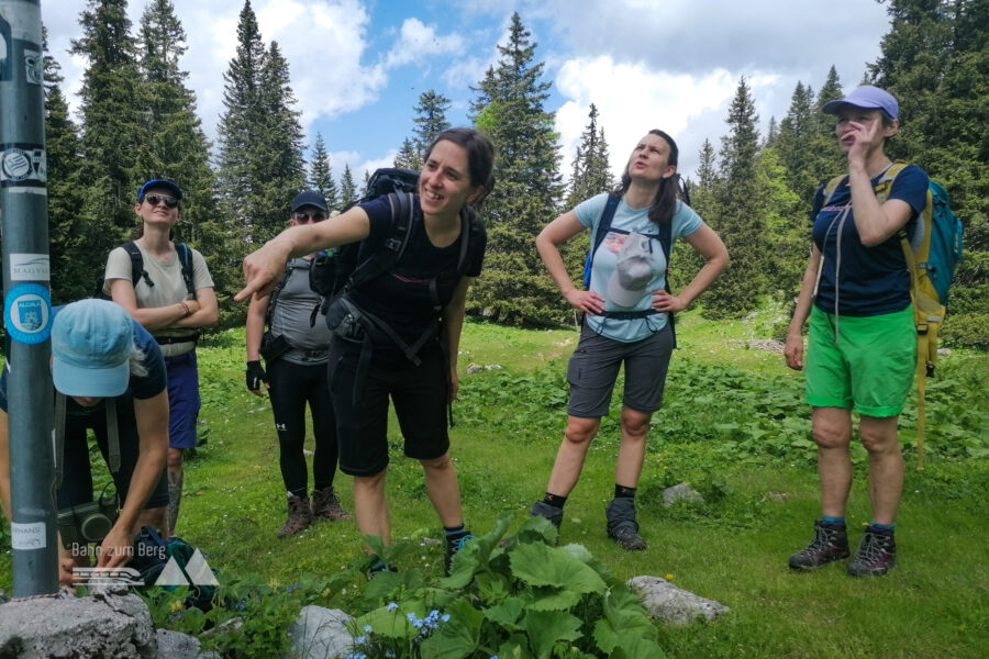 „Interaktives Wandern mit BzB“. Foto: Sarah Pallauf