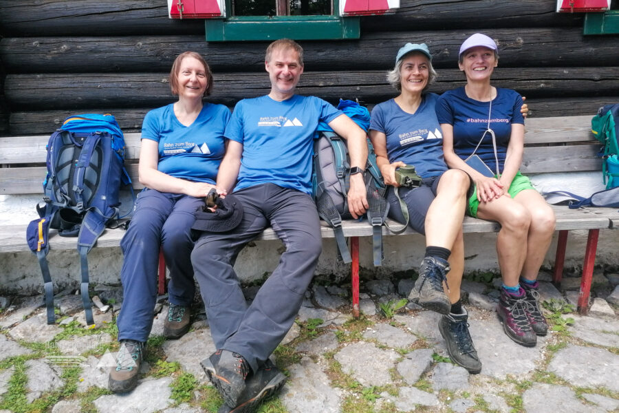 Konsequentes Branding auf der Kienthalerhütte. Foto: Sarah Pallauf