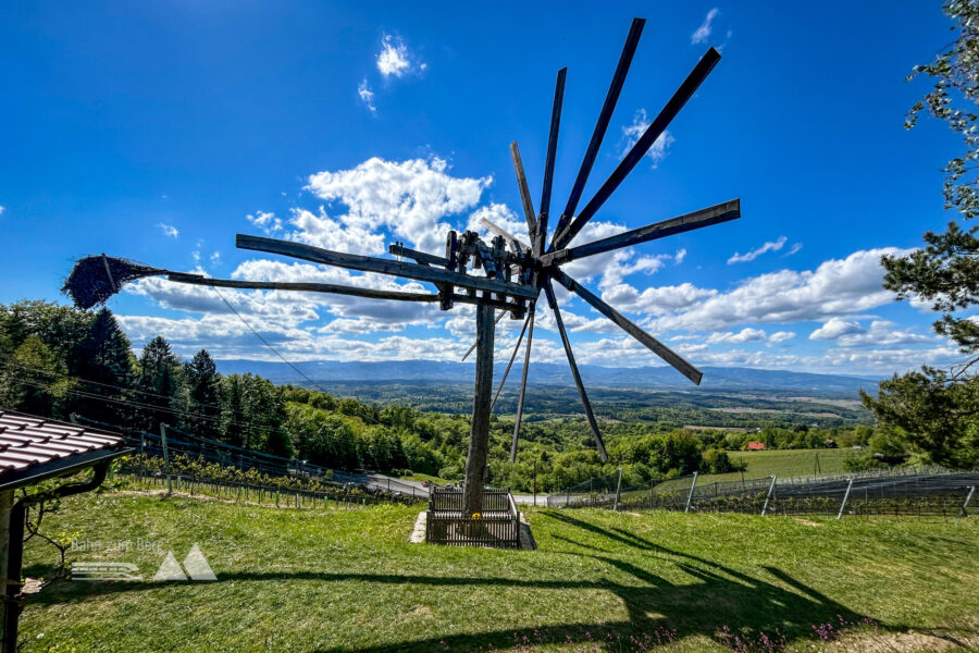 Der größte Klapotetz der Welt am Demmerkogel. Foto: David Kurz