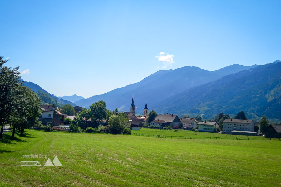 Gaishorn am See mit seinen beiden Kirchen. Foto: Martina Friesenbichler