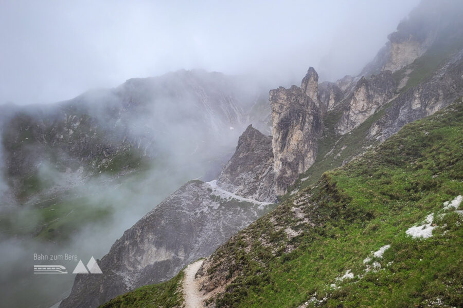 Vom Kreuzjoch zur Starkenburger Hütte. Foto: Konrad Gwiggner