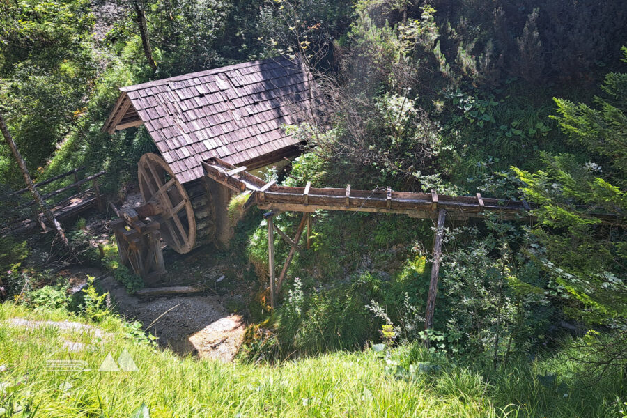 Oberschächtige Wassermühle. Foto: Gerold Petritsch