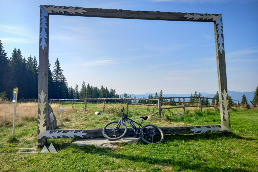 Stanglalm mit Ausblick. Foto: Martina Friesenbichler