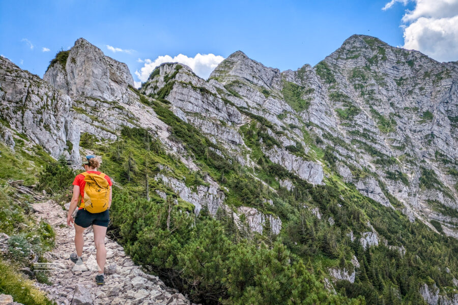 Die Hauptattraktion dieser Tour: Der Raue Kamm. Foto: Peter, POW AT