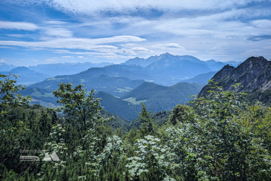 Blick in Richtung Göllmassiv. Foto: Maresa Brandner