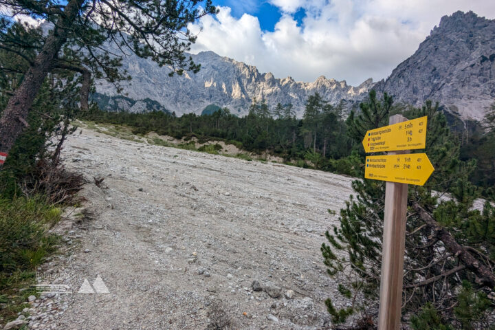 Die letzten 20 Minuten vor der Wimbachgrieshütte. Fotos: Maresa Brandner