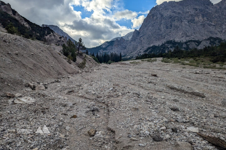 Die letzten 20 Minuten vor der Wimbachgrieshütte. Fotos: Maresa Brandner