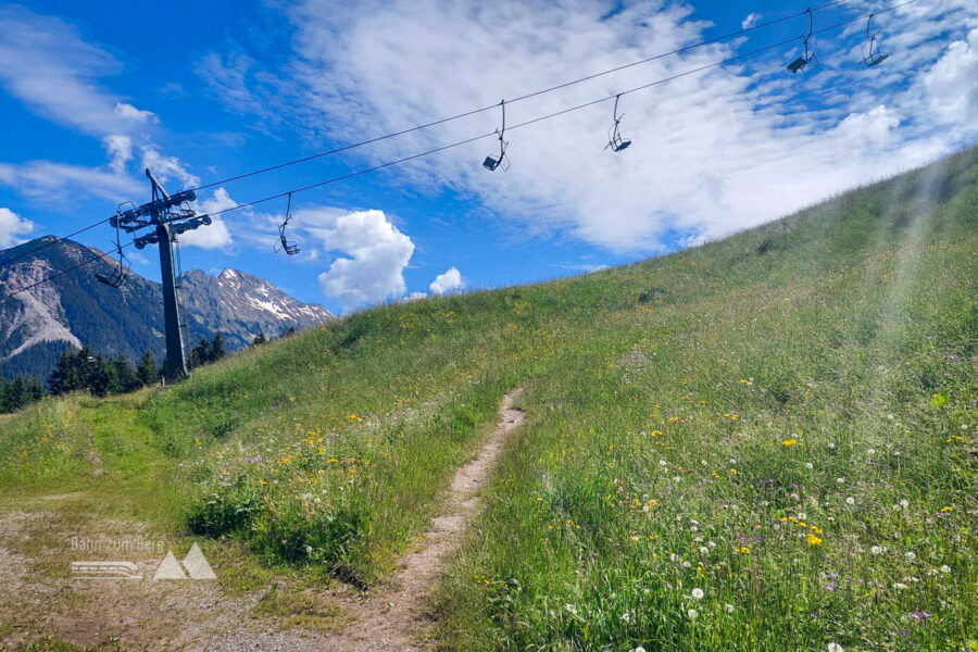 Start der Wanderung zur Unterpartnomalpe. Foto: Alice Frischherz