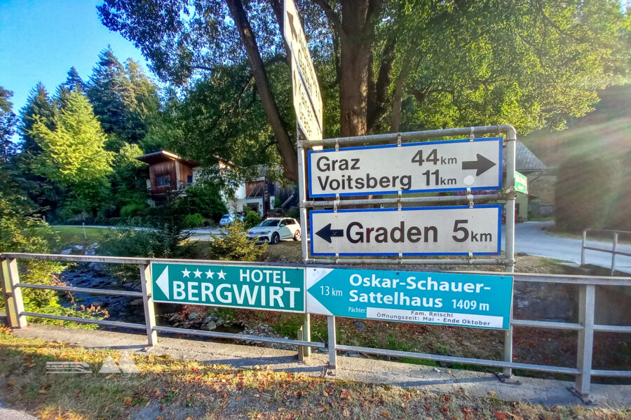 Über den Bergwirt fahre ich zum Sattelhaus. Foto: Martina Friesenbichler